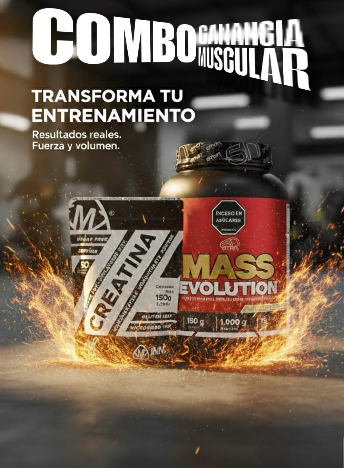 COMBO # 4 GANANCIA MUSCULAR