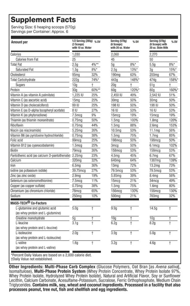 Mass Tech 20 Libras
