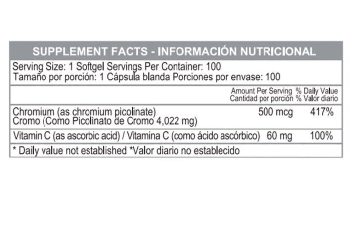 GTF Chromiun Picolinate