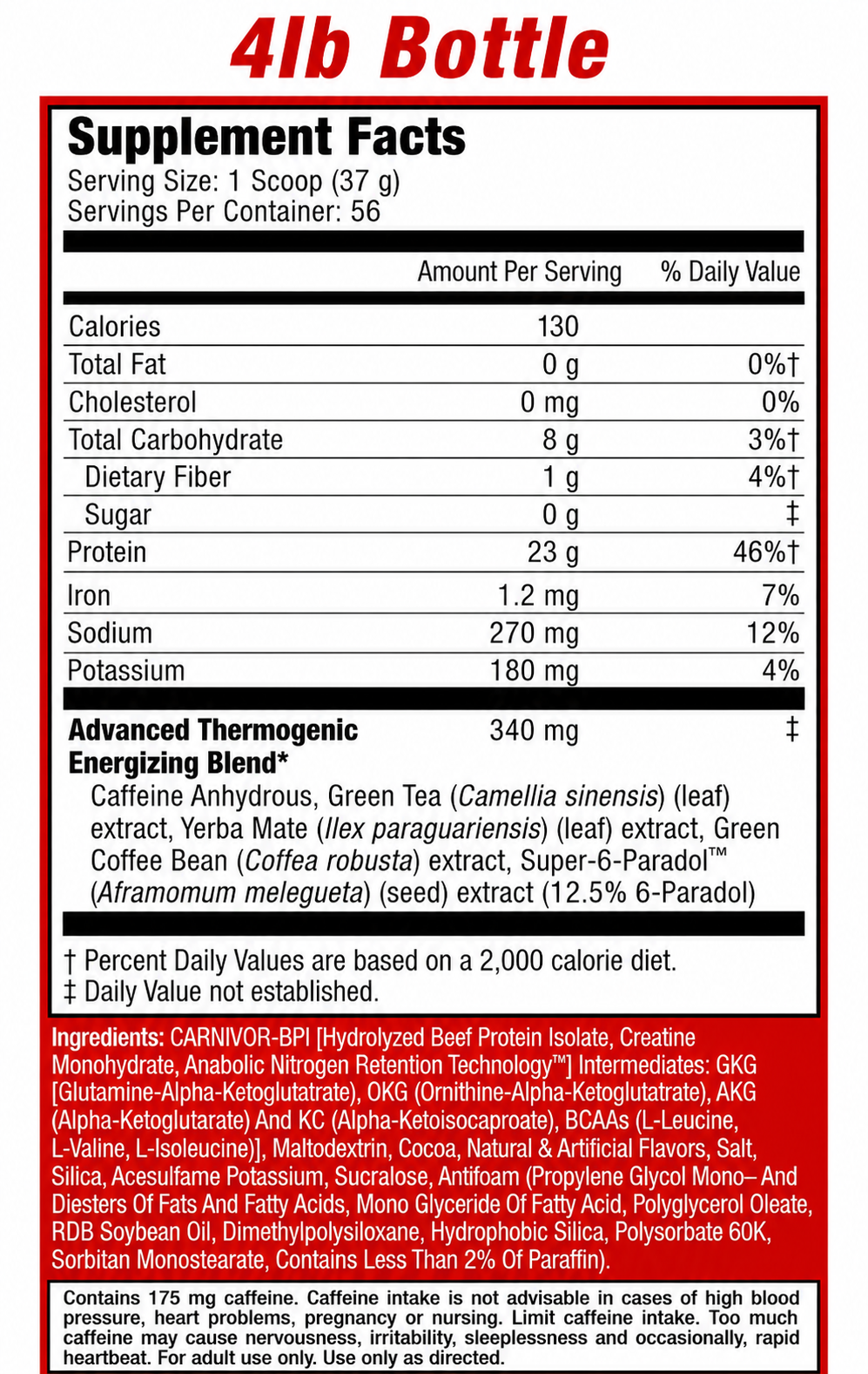 Carnivor Isolate 4 Libras