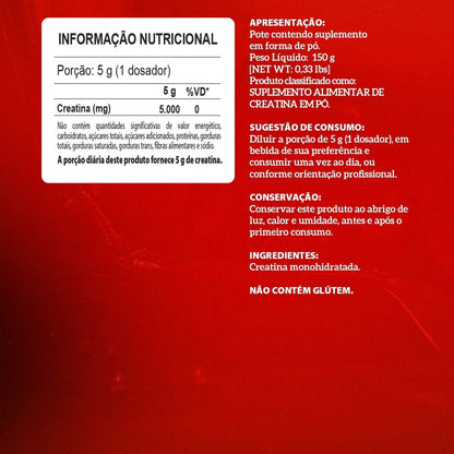 Creatina Monohidrato 300 Gr