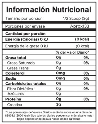 Creatina Monohidratada 400g