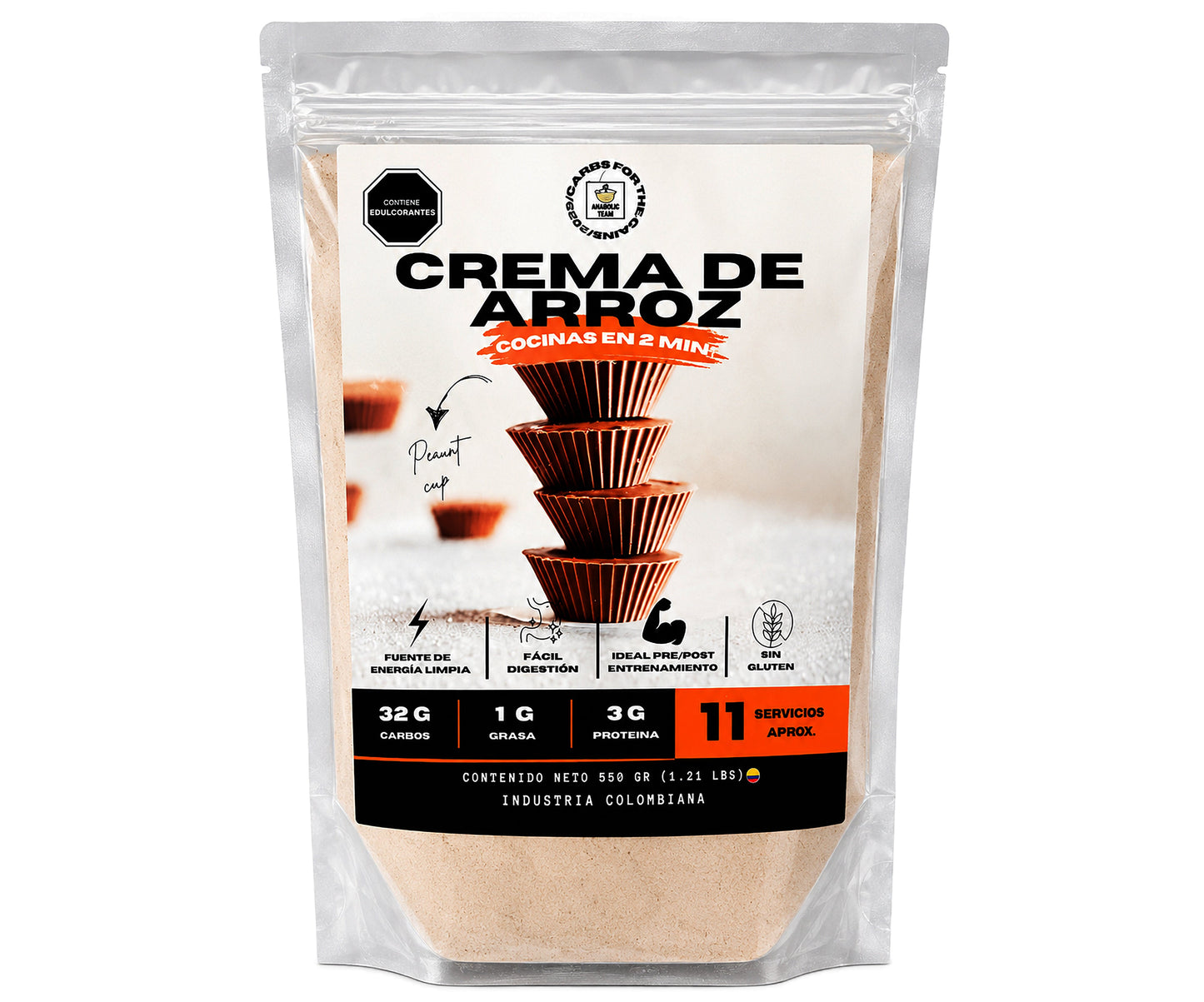 Crema De Arroz Con Sabor 1.21 Lbs