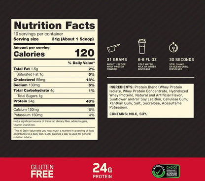 Gold Standard 100% Whey 10 Serv