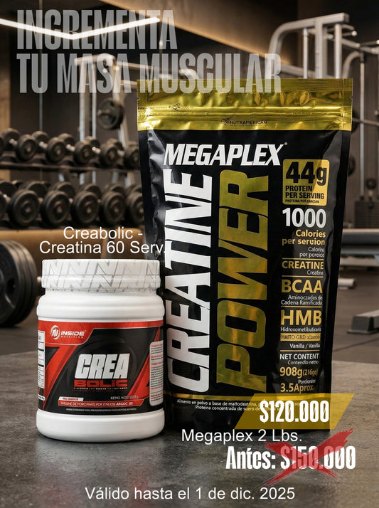 COMBO #7 INCREMENTO MUSCULAR