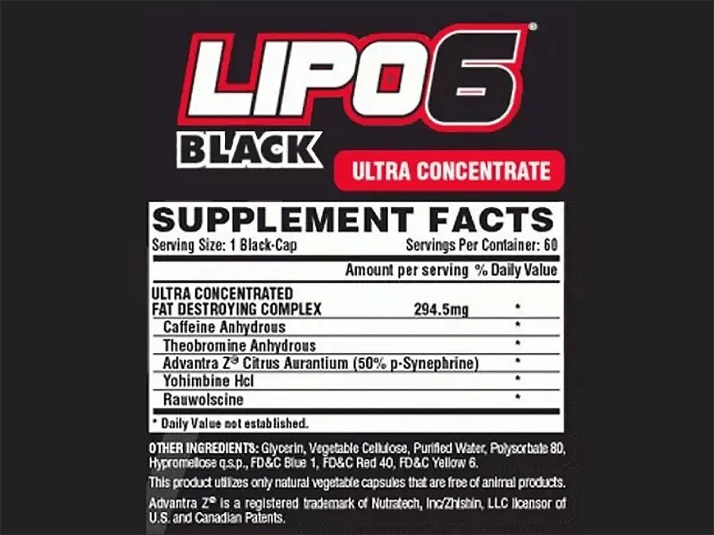 Lipo 6 Black Ultra Concentrate