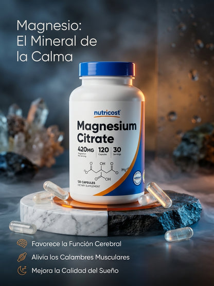 Magnesium Citrato 120 Caps
