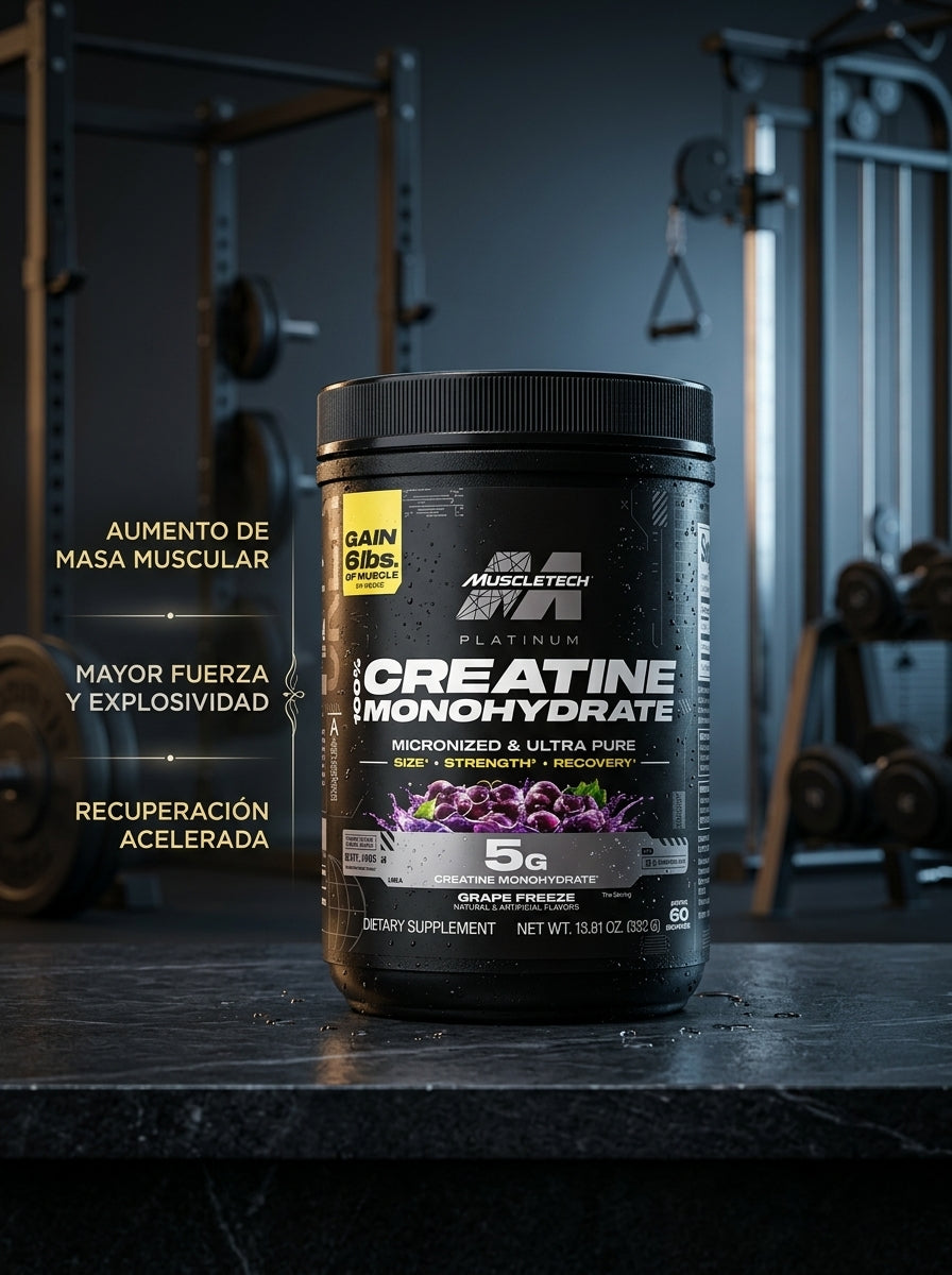 Creatina Platinum Con Sabor