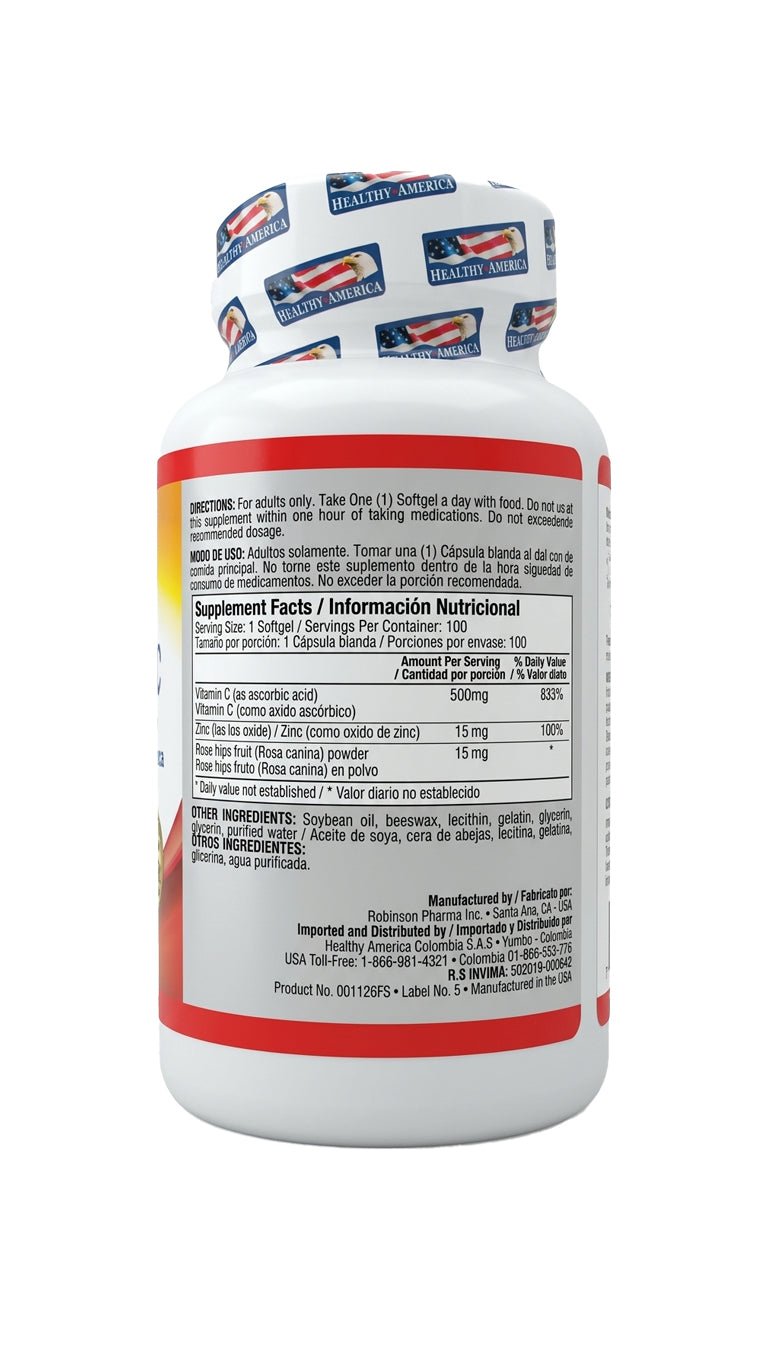 Vitamina C 100 Caps