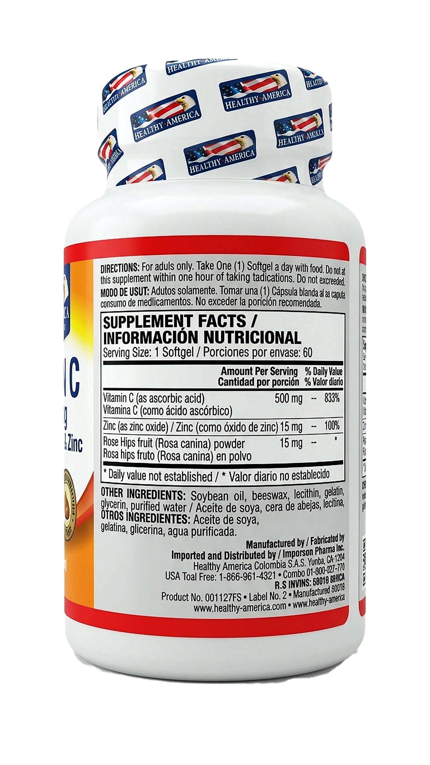 Vitamina C 60 Caps