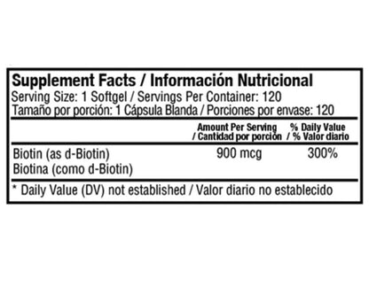Biotin 900 Mcg